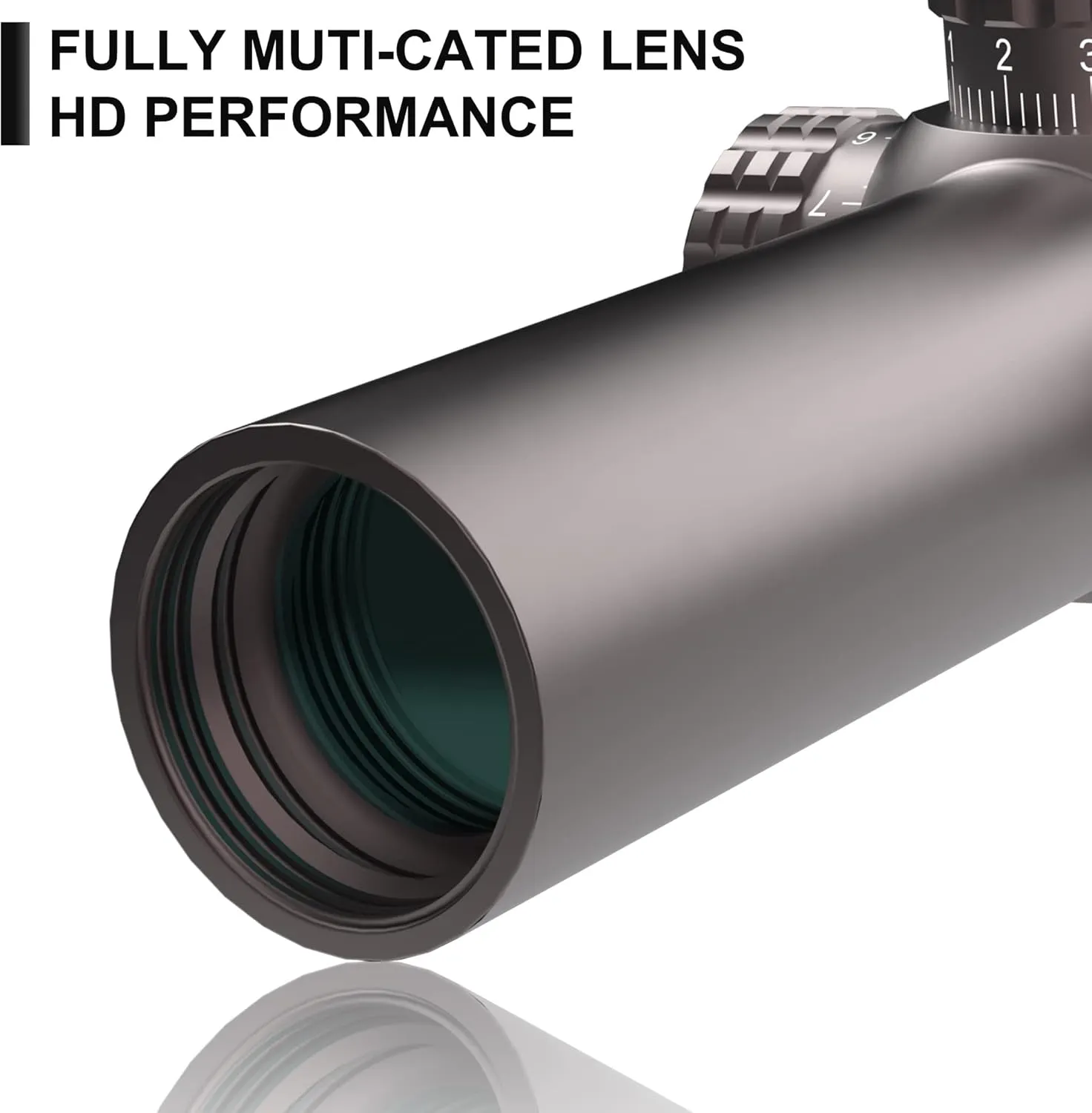 1-6x24 30mm Tube Second Focal Plane Riflescope Illuminated Red & Green MIL Reticle LPVO Rifle Scope Zero Reset Turret Lock w/Weaver Scope Rings for Tactical Competition Hunting