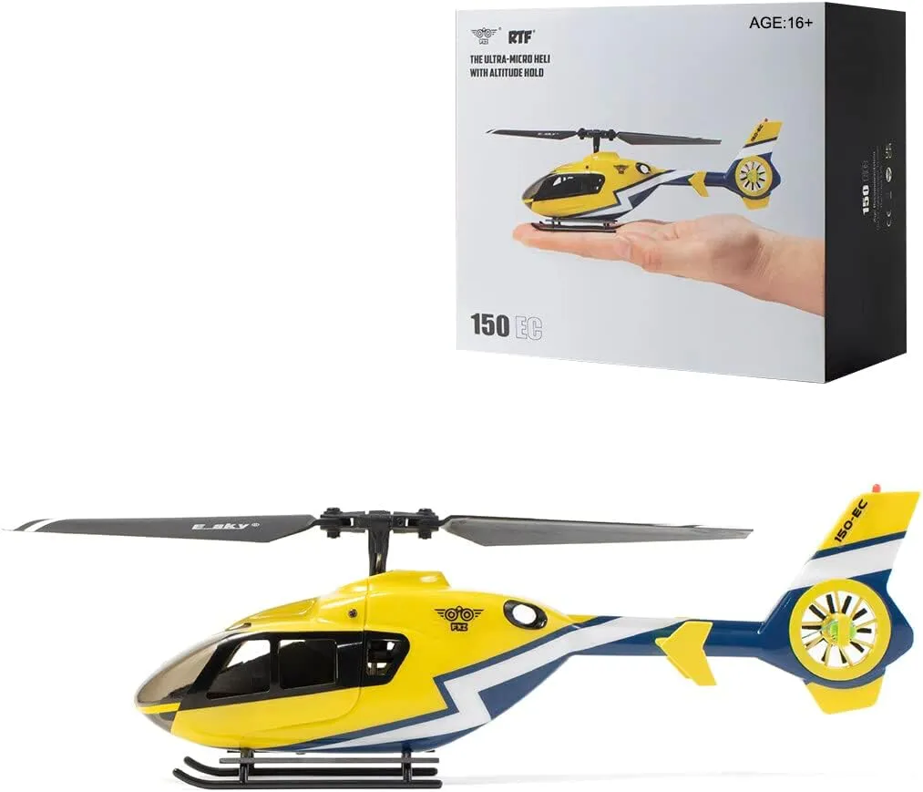 150EC-135 Remote Control Helicopter for Adult, 1/68 Scale 2.4G 6CH 6-axis Gyro RC Helicopter Model with Altitude Hold