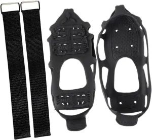 1set Anti-Slip Ice Grippers for Practical Shoes Durable Tooth Crampons Lightweight and Portable Snow Ice Cleats for Hiking Climbing and Fishing