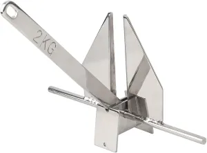 2kg Boat Anchor Stainless Steel Marine Hardware Parts Accessories for Boats 17 to 22 Feet