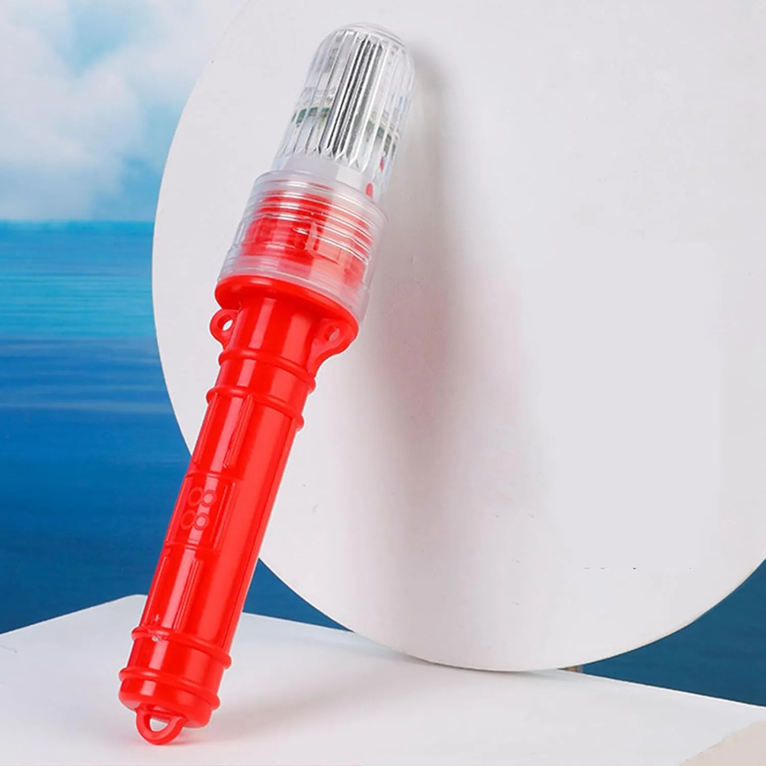 2pcs Boat Flares, 2025 Upgraded Electronic Boat Flare Coast Guard Approved, Waterproof Boat Safety Kit Emergency Signals for Fishing Nets, Buoys, Boats (5PCS)