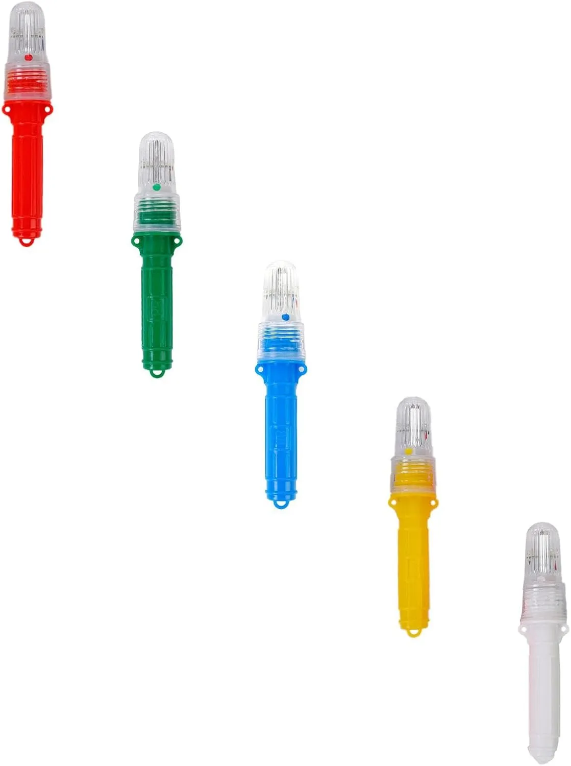 2pcs Coast Guard Approved Boat Flares Kit - Auto Marine Flares-Waterproof Emergency Signals for Fishing Nets, Life Rafts, Buoys & Boats, Intelligent Light Control (5PCS)