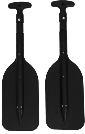 2Pcs Telescopic Kayak Paddle Rafting Boat Paddle Canoe Oars Plastic Aluminum Alloy Boat Oars