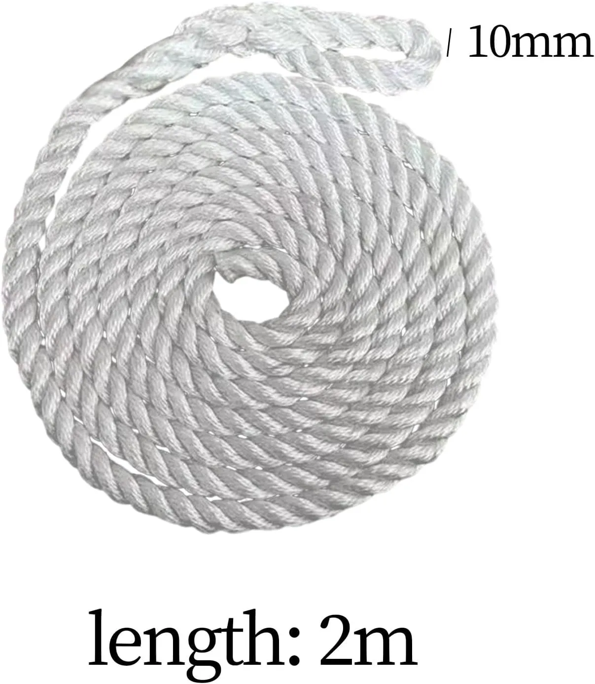 2X 2M Boat Dock Line Rope for Small Vessels Utility Accessory