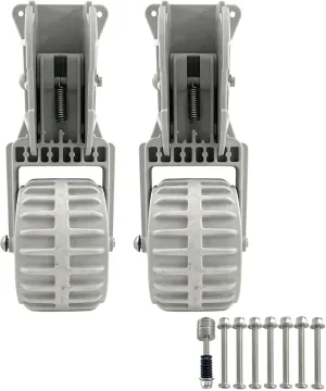2X Dinghy Wheel Boat Dolly Easy Use Lockable Heavy Duty Lightweight Inflatable Boat Launching Wheel for Rubber Boats