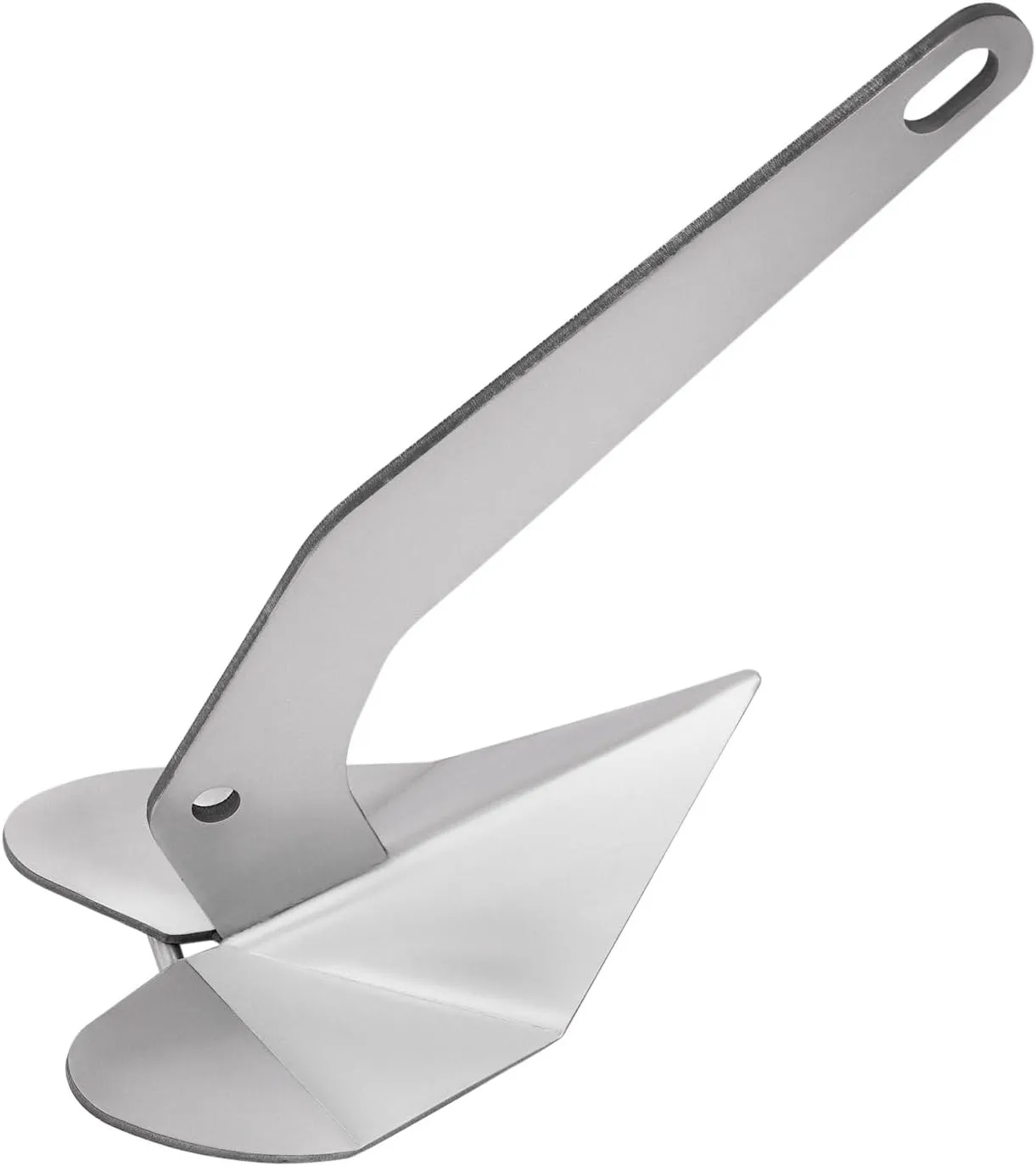 316 Stainless Steel Boat Anchor, Wing Style Anchor for Boats, Heavy Duty Marine Grade Triangle Anchor for Small Yacht, Fishing Boat, Sport Boat, Sailboat