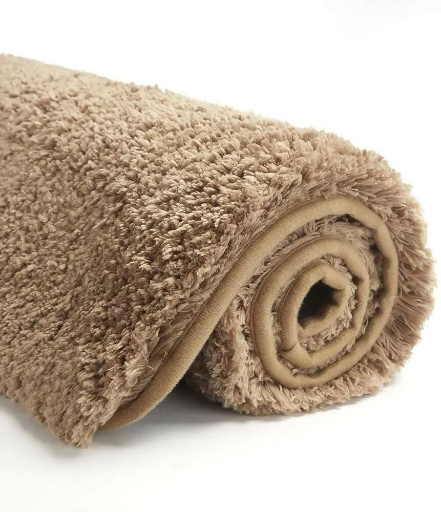 AaHio Fast Drying Microfiber Bath Mat Water Absorbent & Washable (Baige)
