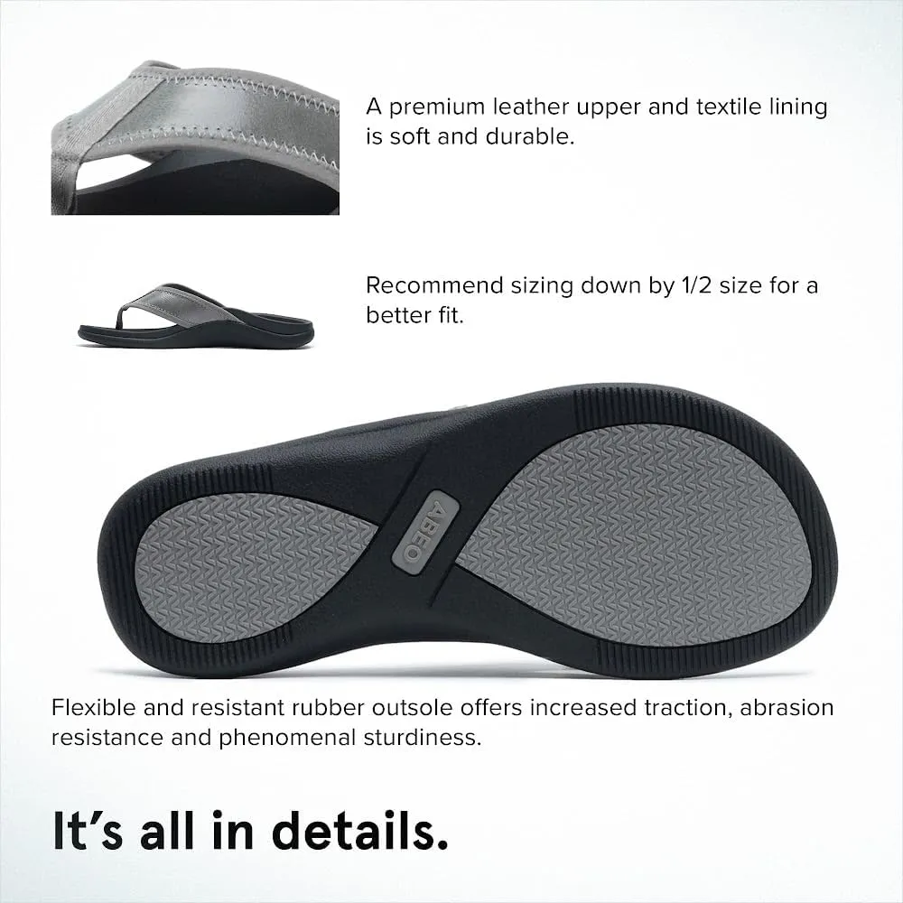 ABEO Laguna Flip Flops For Women | Orthopedic Sandals | Arch Support Flip Flops | Plantar Fasciitis Relief Sandals | Built-In Orthotics Inserts For Women