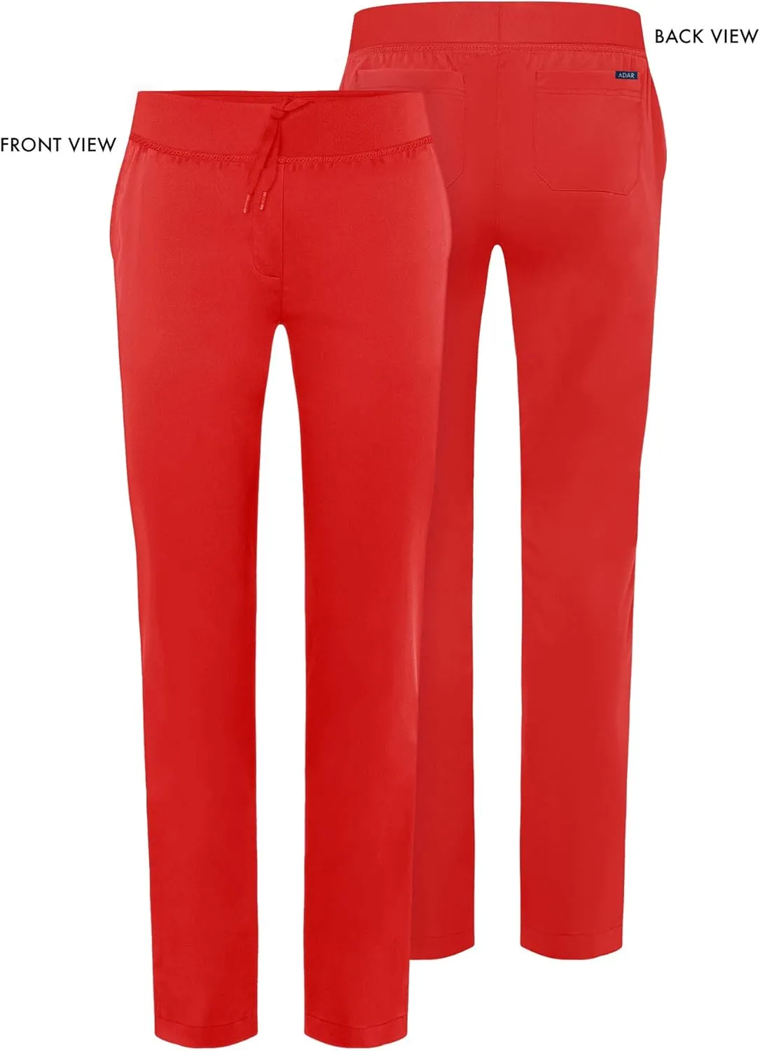 Adar Pro Scrubs for Women - Skinny Leg Yoga Scrub Pants