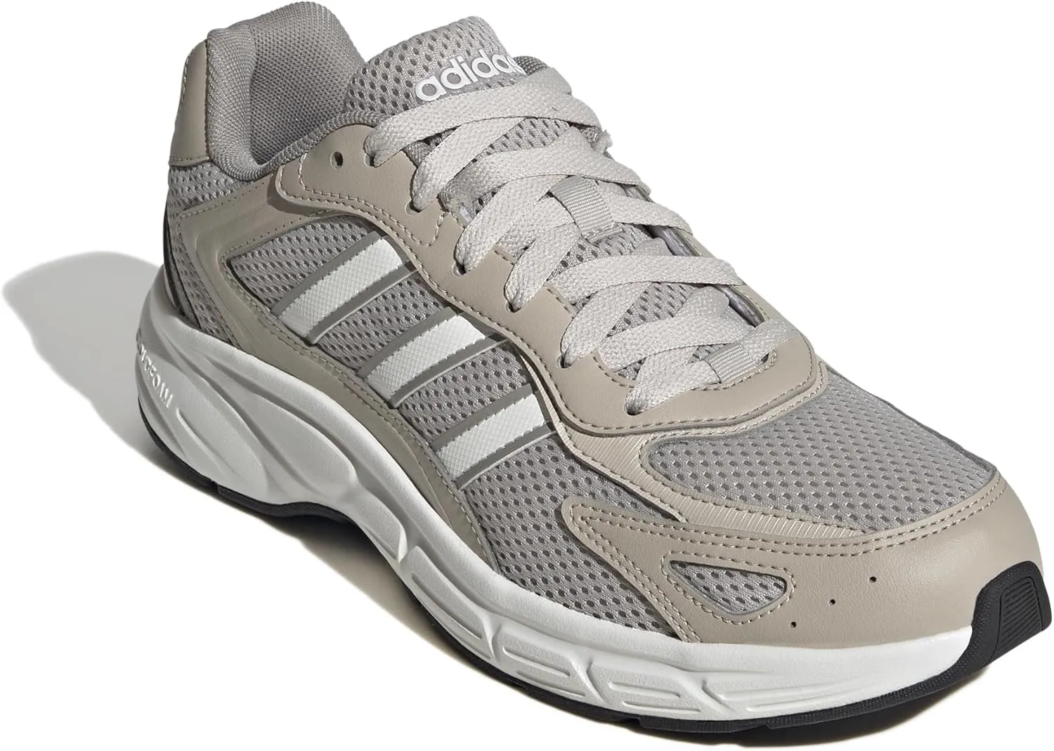 adidas Men's Eclyptix 2000 Sneaker, Wonder Alumina/White/Wonder Beige, 12.5