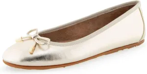 Aerosoles Women's PIA Ballet Flat, Soft Gold Leather, 7.5