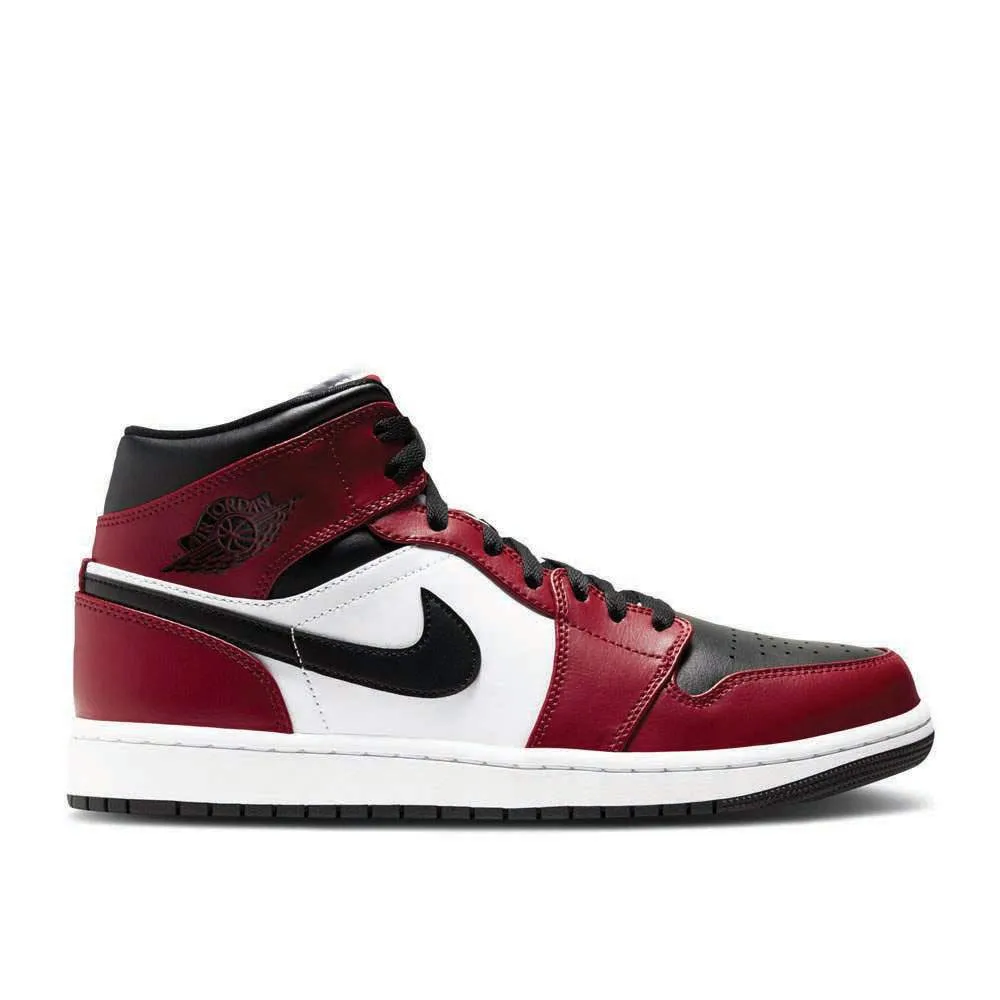 Air Jordan 1 Mid ‘Chicago Black Toe’ Revered Footwear