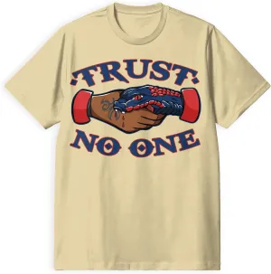 AJ 1 Rare Air 1s 4s Rare 4 Shirt, Trust No One Snake, Shirts Match Sneakers 2D Sneaker T-Shirt Teee