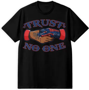 AJ 1 Rare Air 1s 4s Rare 4 Shirt, Trust No One Snake, Shirts Match Sneakers 2D Sneaker T-Shirt Teee