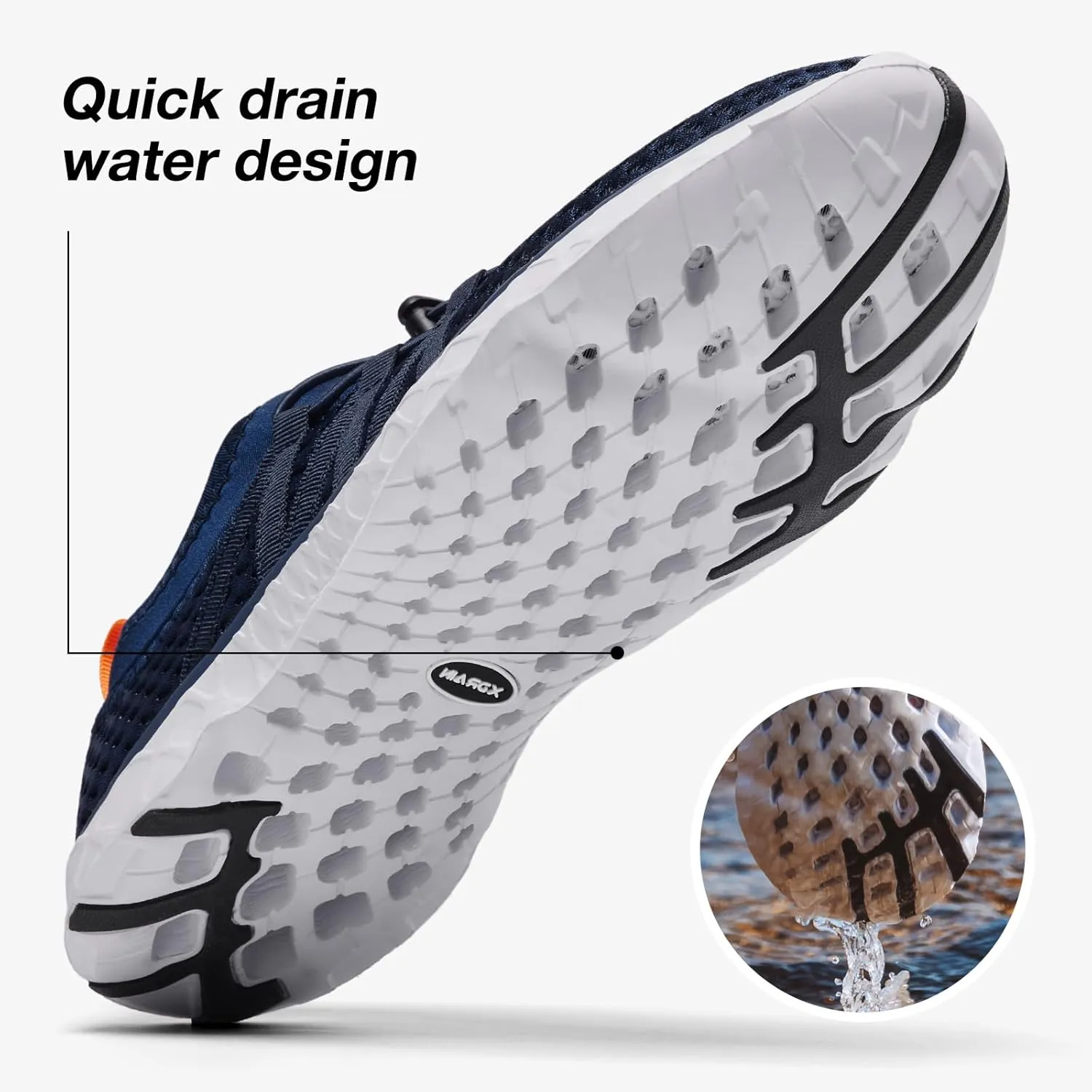 ALEADER Men's Quick Drying Aqua Water Shoes