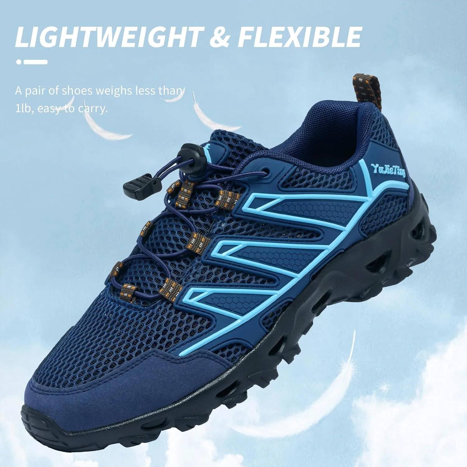 Alibress Water Shoes for Women Men Slip-on Hiking Water Shoes Quick-Dry Aqua Beach Swim River Shoes