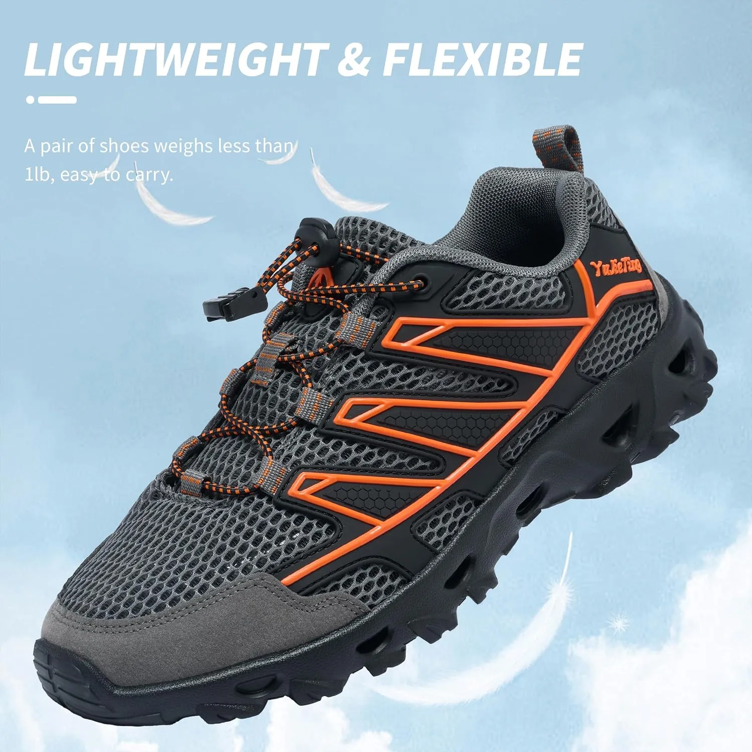 Alibress Water Shoes for Women Men Slip-on Hiking Water Shoes Quick-Dry Aqua Beach Swim River Shoes
