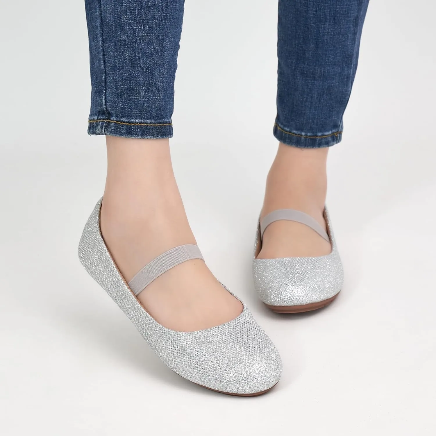 Alicegana Flats for Women Ballet Shoes: Comfortable Dressy Slip On Flats Casual Walking Wedding Penny Loafers