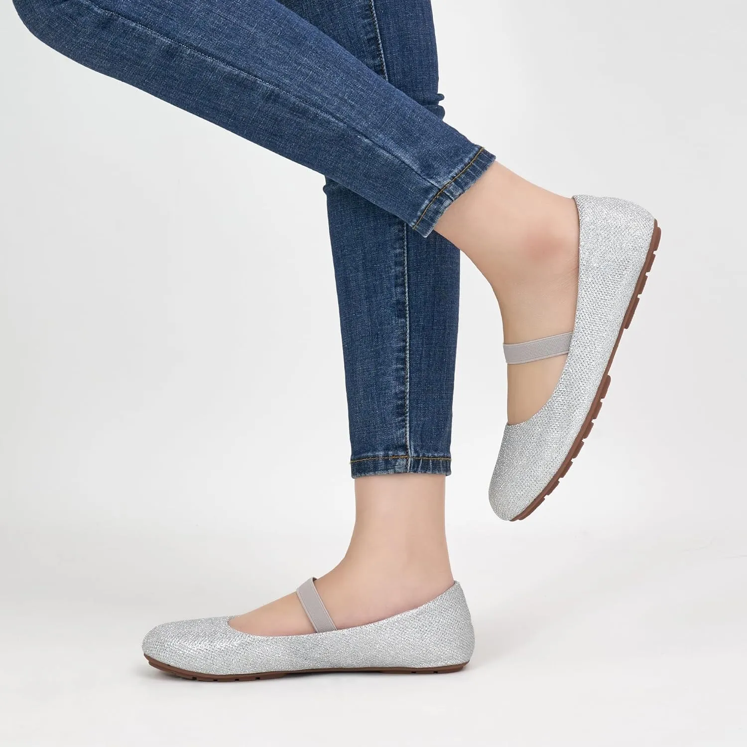 Alicegana Flats for Women Ballet Shoes: Comfortable Dressy Slip On Flats Casual Walking Wedding Penny Loafers