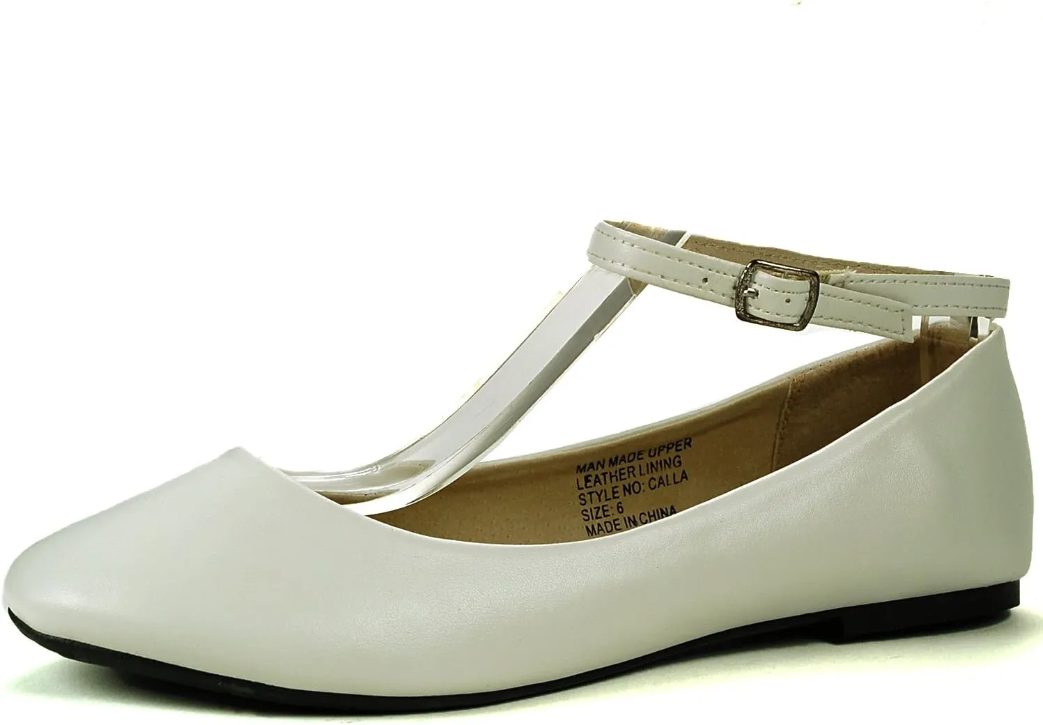 Alpine Swiss Calla Womens Ballet Flats Round Toe Ankle Strap Flat Shoes for Women Dressy Casual Ballerina Flats