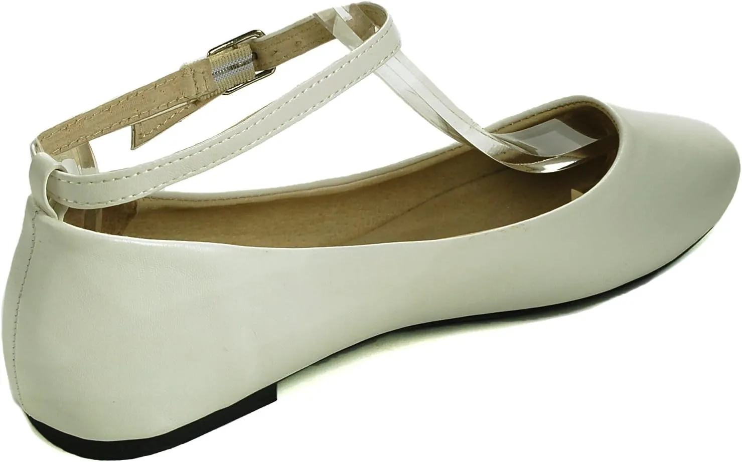 Alpine Swiss Calla Womens Ballet Flats Round Toe Ankle Strap Flat Shoes for Women Dressy Casual Ballerina Flats