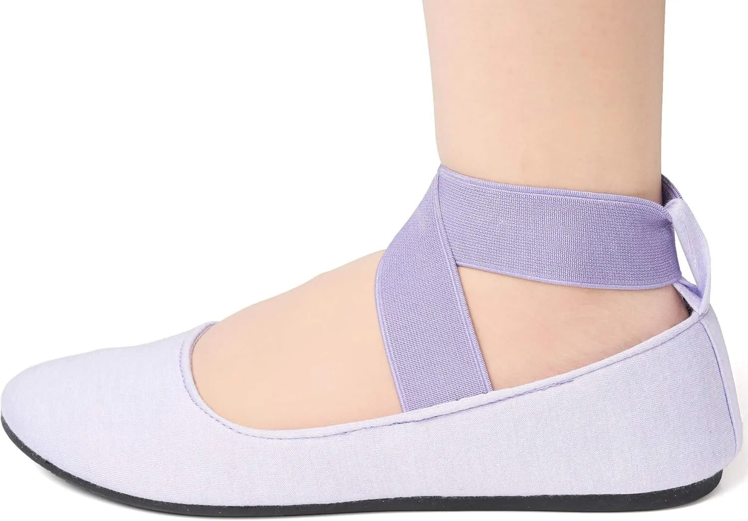 Alpine Swiss Peony Womens Ballet Flats Elastic Ankle Strap Shoes Slip On Loafers