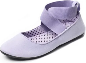 Alpine Swiss Peony Womens Ballet Flats Elastic Ankle Strap Shoes Slip On Loafers
