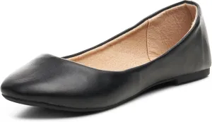 Alpine Swiss Womens Pierina Round Toe Ballet Flats