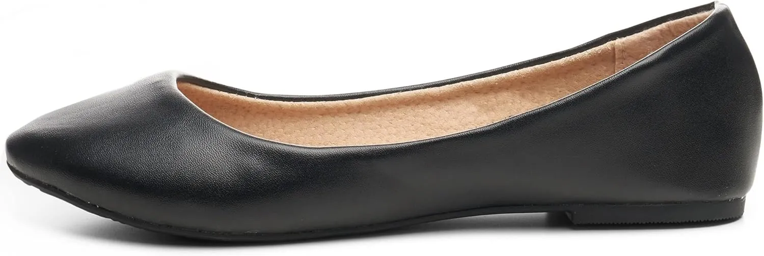 Alpine Swiss Womens Pierina Round Toe Ballet Flats