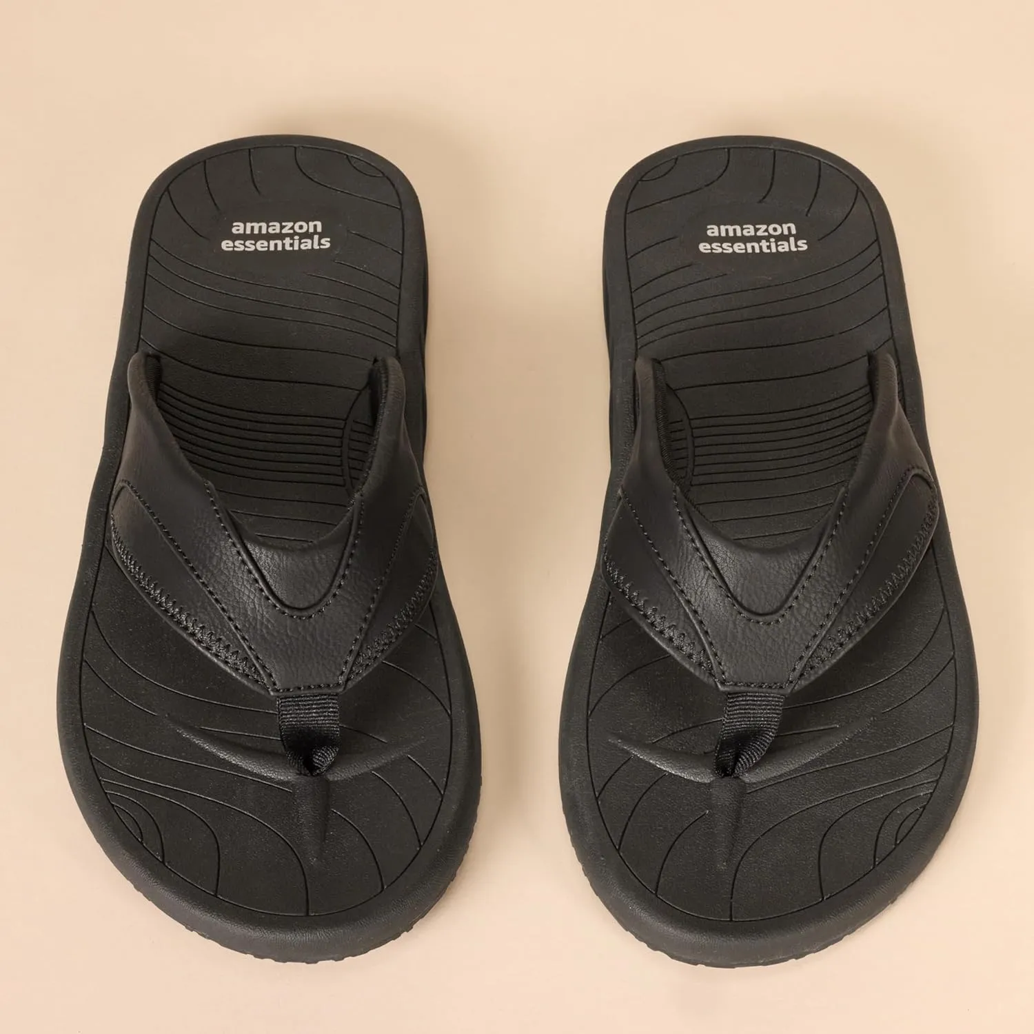 Amazon Essentials Men's Slip-on Flip Flop Comfort Sandals, Casual