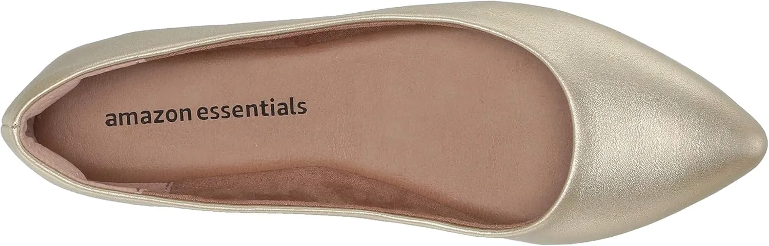 Amazon Essentials Women's Pointed-Toe Ballet Flat