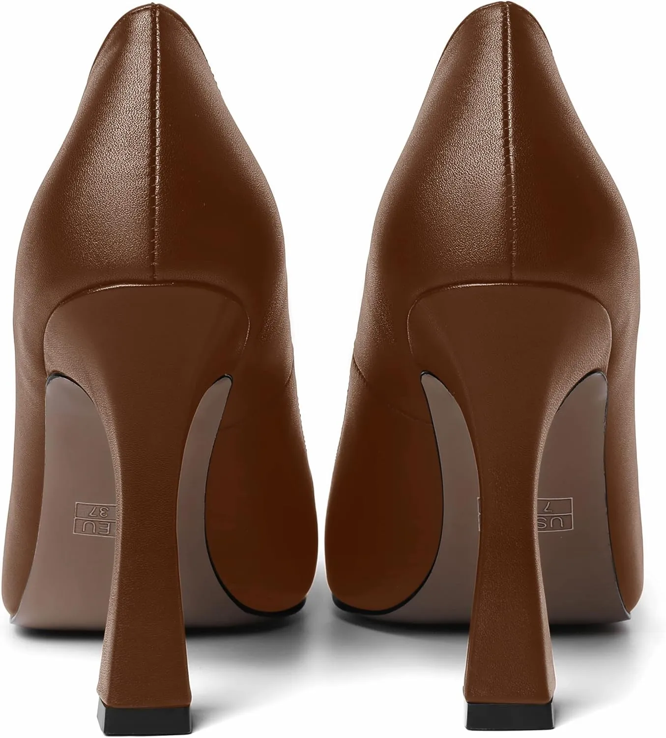 AMBELIGHT Womens Pointed Toe Evening Matte Dress Slip On Solid Stiletto High Heel Pumps Shoes 4 Inch