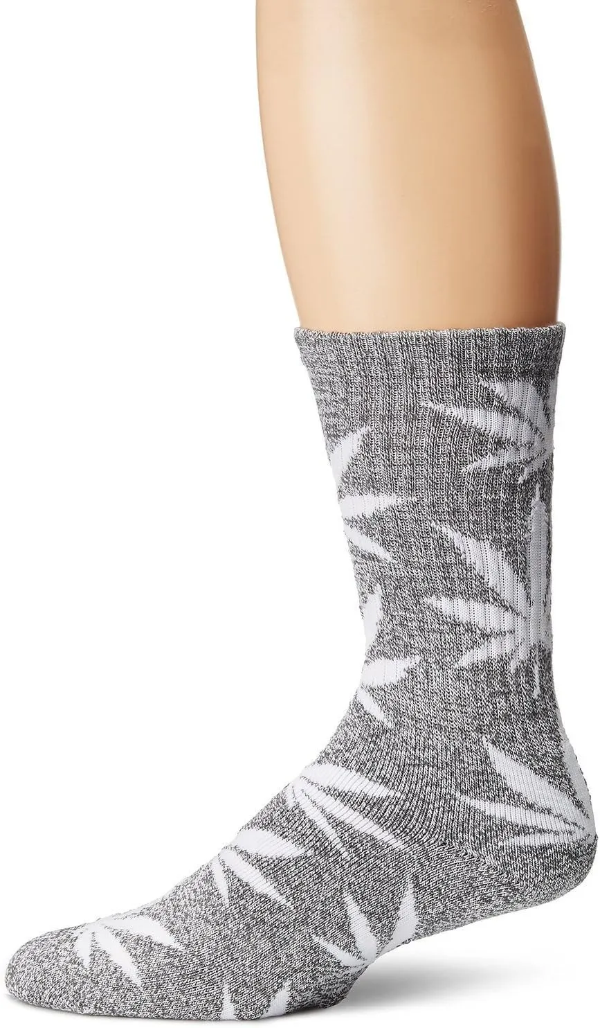 American Trends Athletic Sports High Crew Socks for Men Women Leaf Cotton Sock