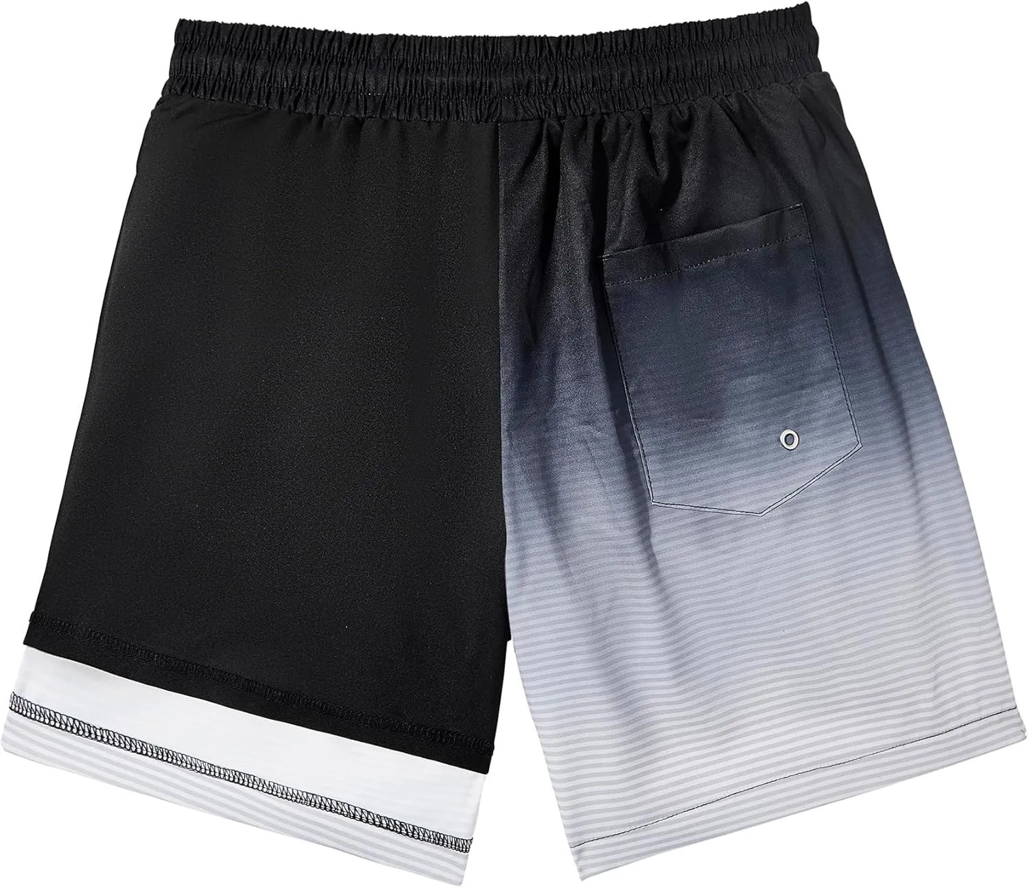 American Trends Men's Swim Trunks with Compression Liner Quick Dry Swimsuits Mens Bathing Suit Swimwear