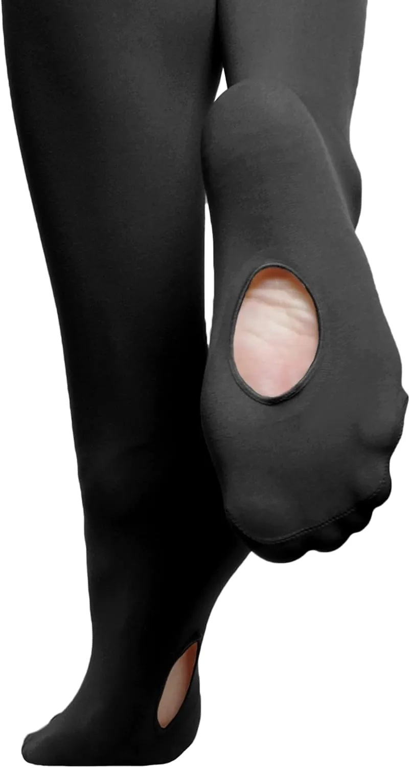 Angelina Women's and Girls' Professional-Grade Convertible Ballet Tights