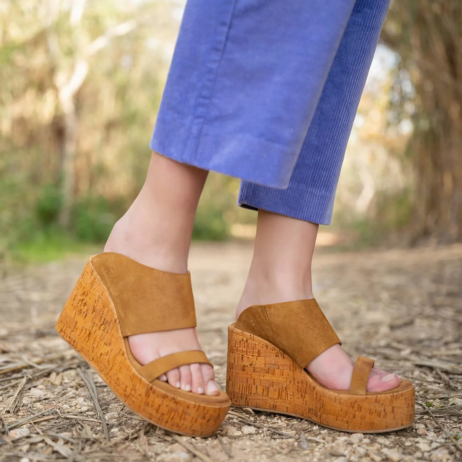Antelope Women's Aurora Suede Platform Sandals