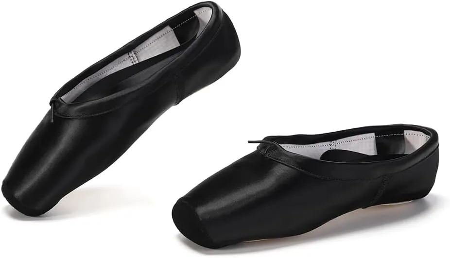 AOQUNFS Girls Ballet Pointe Shoes Satin Professional Dance Shoes Sewn Ribbon for Women,NTL