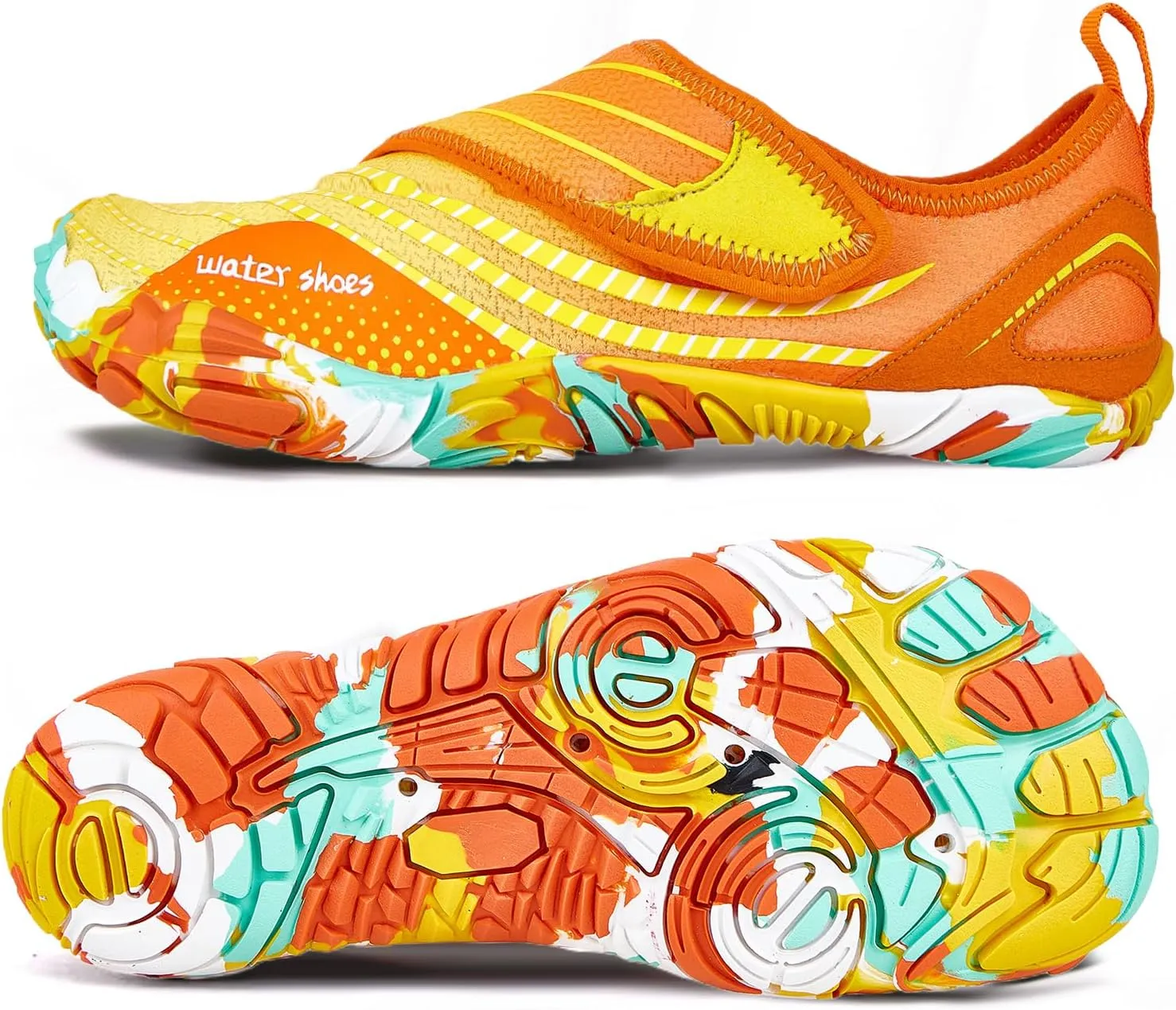 AoSiFu Water Shoes for Kids Boys Girls Aqua Socks Barefoot Beach Sports Swim Pool Quick Dry Lightweight (Little Kid/Big Kid)