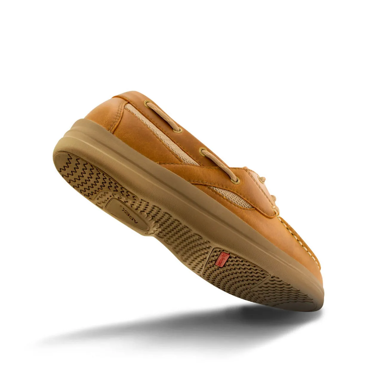 Apexfoot Women's Boat Shoe Petals Sydney - Camel  -  Medium (B)