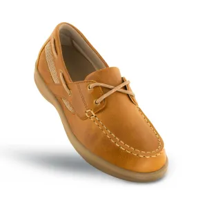 Apexfoot Women's Boat Shoe Petals Sydney - Camel  -  Medium (B)