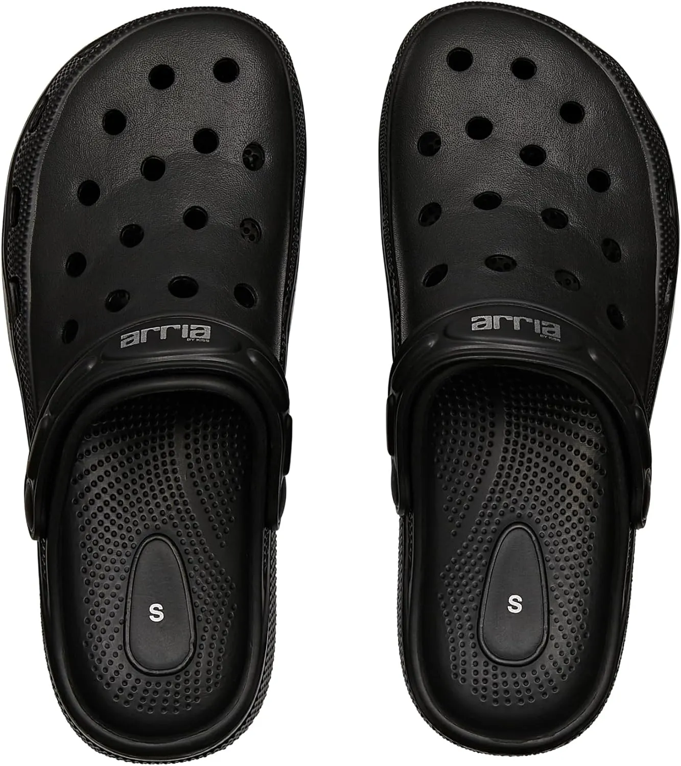 ARRIA AirClog Chunk & Classic Shoes, Unisex, Lightweight Slip-On Clogs with 360° Comfort, Breathable, Quick-Dry, Customizable Charms for Travel, Beach, Nurses, Gym & Home