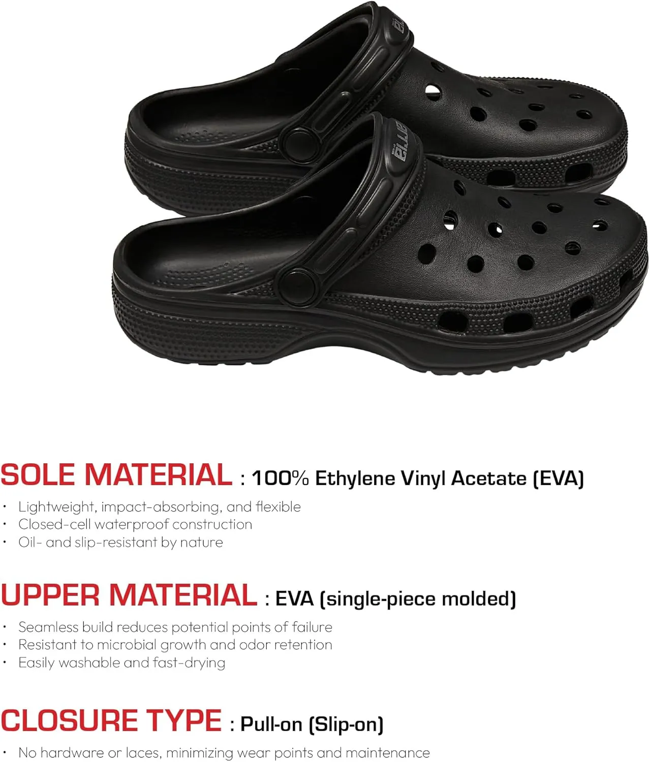 ARRIA AirClog Chunk & Classic Shoes, Unisex, Lightweight Slip-On Clogs with 360° Comfort, Breathable, Quick-Dry, Customizable Charms for Travel, Beach, Nurses, Gym & Home