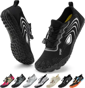 ATHMILE Water Shoes for Women Men Quick Dry Beach Barefoot Aqua Swim Shoes Non-Slip for Wading Rafting Hiking Kayaking