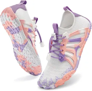 ATHMILE Water Shoes for Women Men Quick Dry Beach Barefoot Aqua Swim Shoes Non-Slip for Wading Rafting Hiking Kayaking