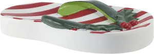 Avanti Linens - Soap Dish, Durable Resin, Bathroom Accessories, Holiday Home Decor (Flamingo Jingle Collection)
