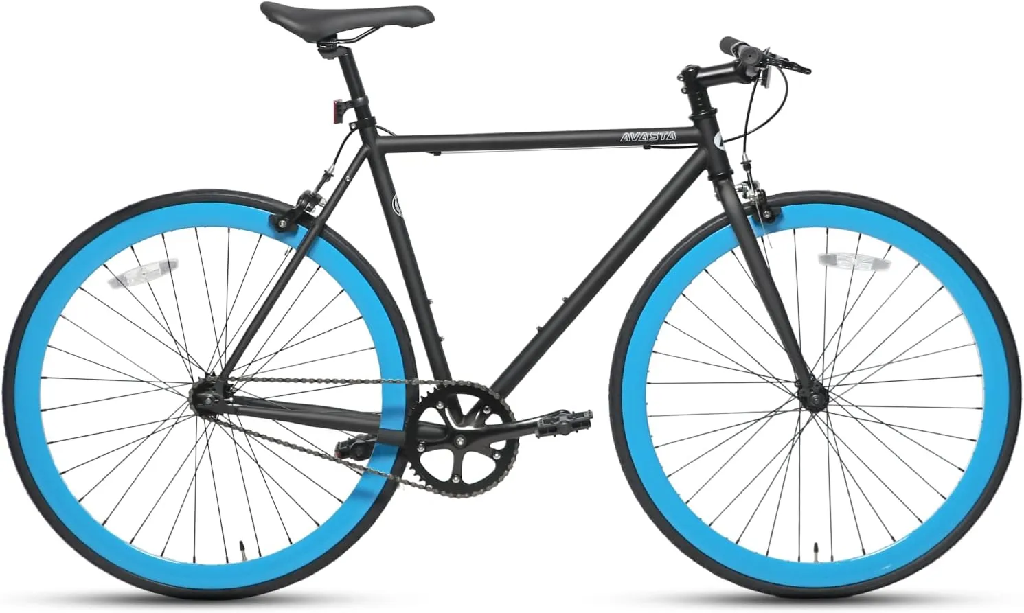 AVASTA Single-Speed Fixed Gear Urban Commuter Fixie Bike Flip Flop Hub Bicycle, Multiple Colors