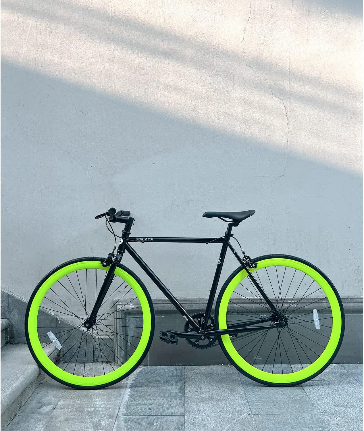 AVASTA Single-Speed Fixed Gear Urban Commuter Fixie Bike Flip Flop Hub Bicycle, Multiple Colors