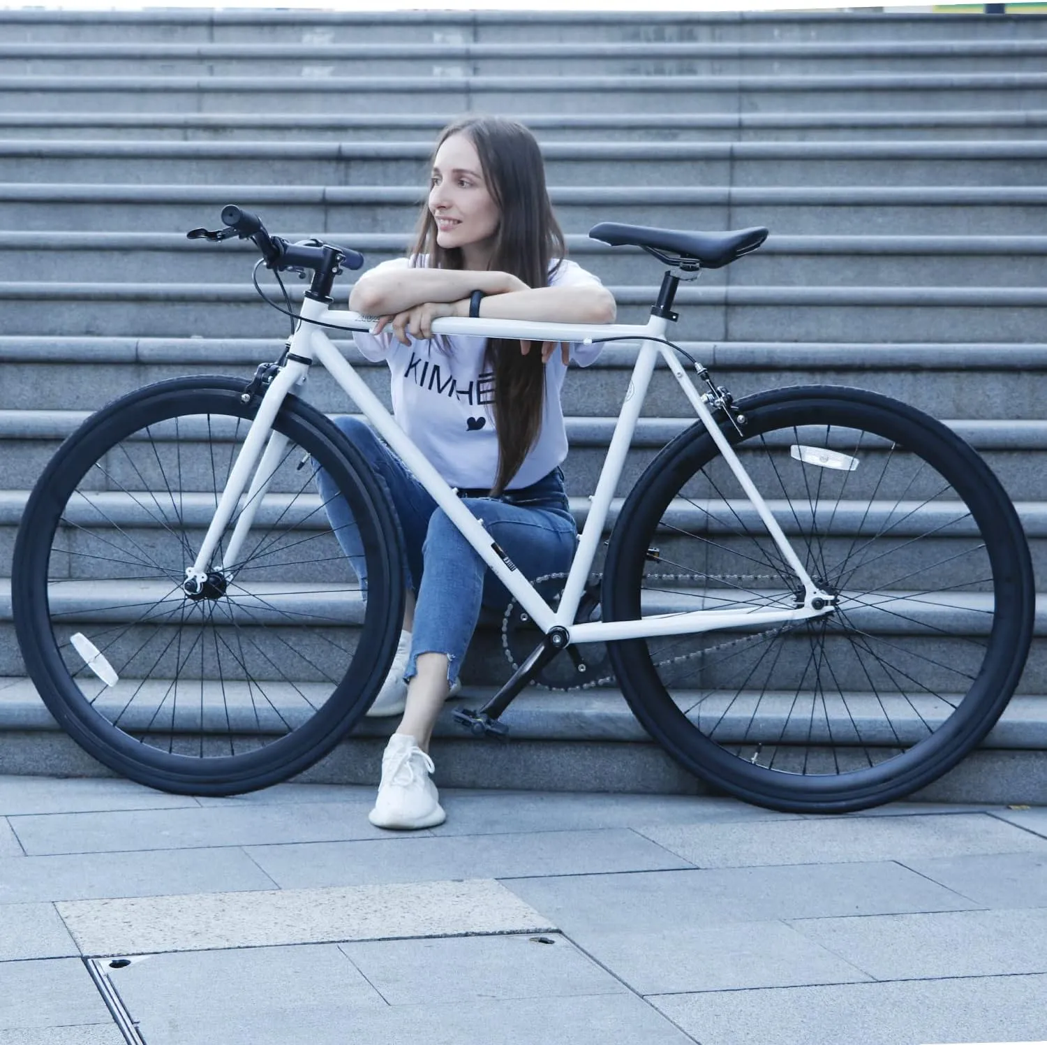 AVASTA Single-Speed Fixed Gear Urban Commuter Fixie Bike Flip Flop Hub Bicycle, Multiple Colors