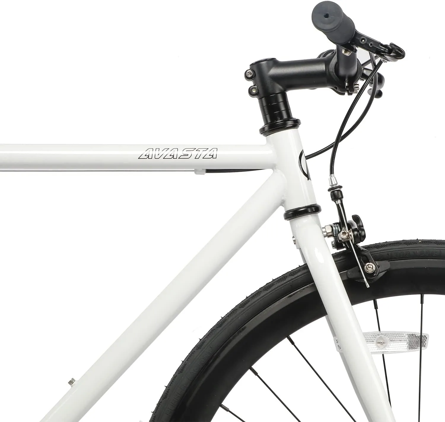 AVASTA Single-Speed Fixed Gear Urban Commuter Fixie Bike Flip Flop Hub Bicycle, Multiple Colors