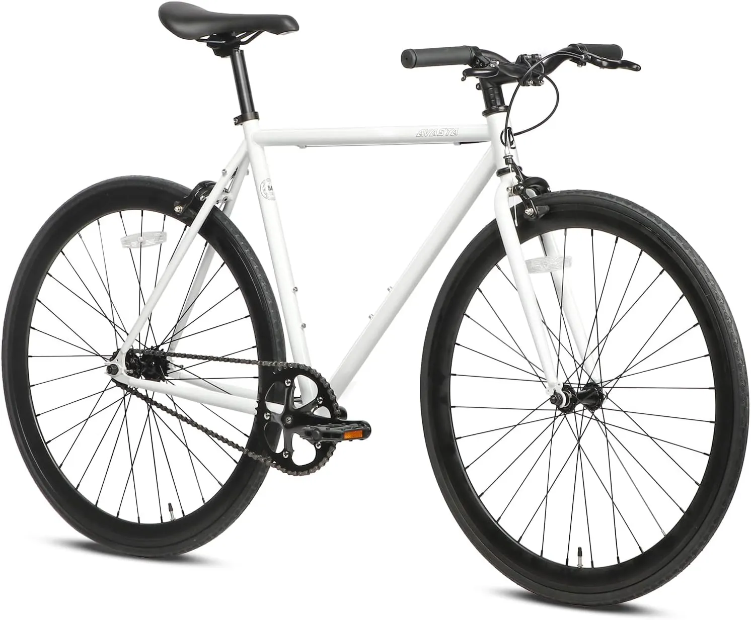 AVASTA Single-Speed Fixed Gear Urban Commuter Fixie Bike Flip Flop Hub Bicycle, Multiple Colors